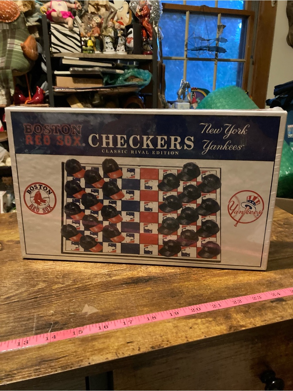 MLB Boston Red Sox vs NY Yankees checkers game